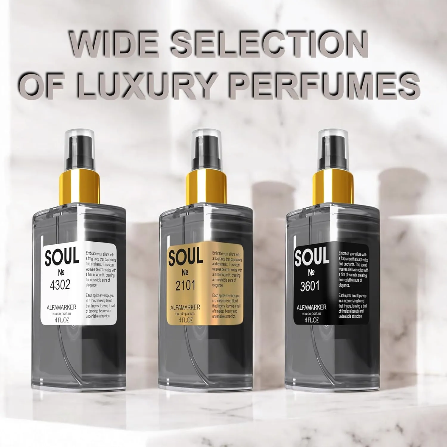 SOUL Inspired by Miss D. Blooming Bouquet | Spray 4.0 Fl Oz / 120 ml | Perfume for Women | Women Eau de Parfum | Long Lasting Fragrance