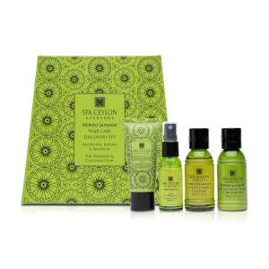 SPA CEYLON Neroli Jasmine Hair Care Discovery Set | Haircare for Damaged & Coloured Hair | Shampoo & Conditioner, Hair Mask, Hair Oil Strengthens & Balances Scalp