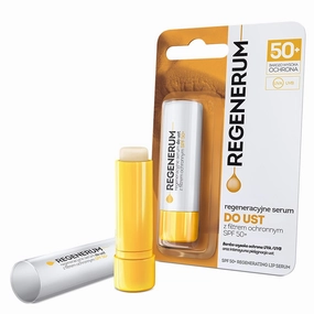 SPF 50  Regenerating Lip Serum - Sunscreen and Conditioner, Hydrating and Nourishing Vitamin E Prevents Dryness and Pigment Loss - 5g