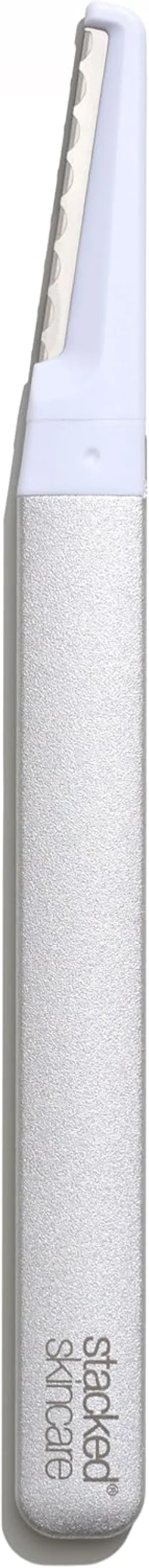 StackedSkincare Dermaplaning Face Exfoliating Tool, Professional-Grade Razor to Remove Dead Skin and Peach Fuzz, Includes 1 Aluminum Handle and 1 Razor Head (Non-Electric)
