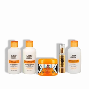 Stem Cells Hair MAGIC Care Set, Shampoo, Conditioner, Mask, Serum and Oil Treatment, 5 Pieces