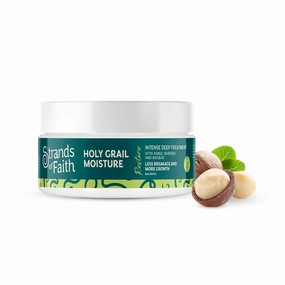 Strands of Faith Restore Intense Deep Conditioning Treatment | Including Babassu, Kukui, and Baobab Oil | For Dry Hair Types | 8 Oz (Conditioning Treatment)