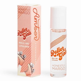 Strawberry AMBER Roller Girls Roll-On Lipgloss: 10 ML