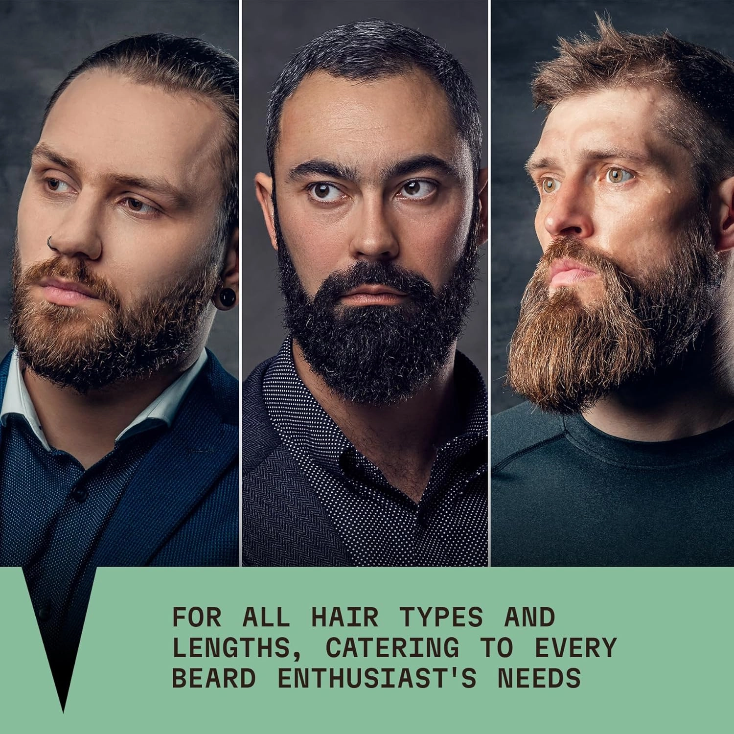 Striking Viking Beard Wash and Conditioner (Tea Tree & Biotin) - Paraben & Sulfate Free Cleansing Care for All Beard Types (10oz Per Bottle)