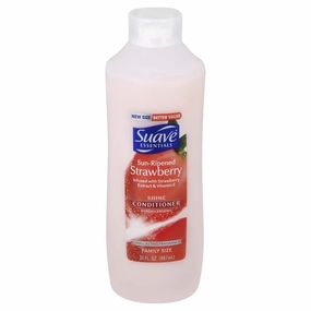 Suave Essentials Conditioner Conditioner for Dry Hair Strawberry Infused with Strawberry Extract and Vitamin E 30 oz