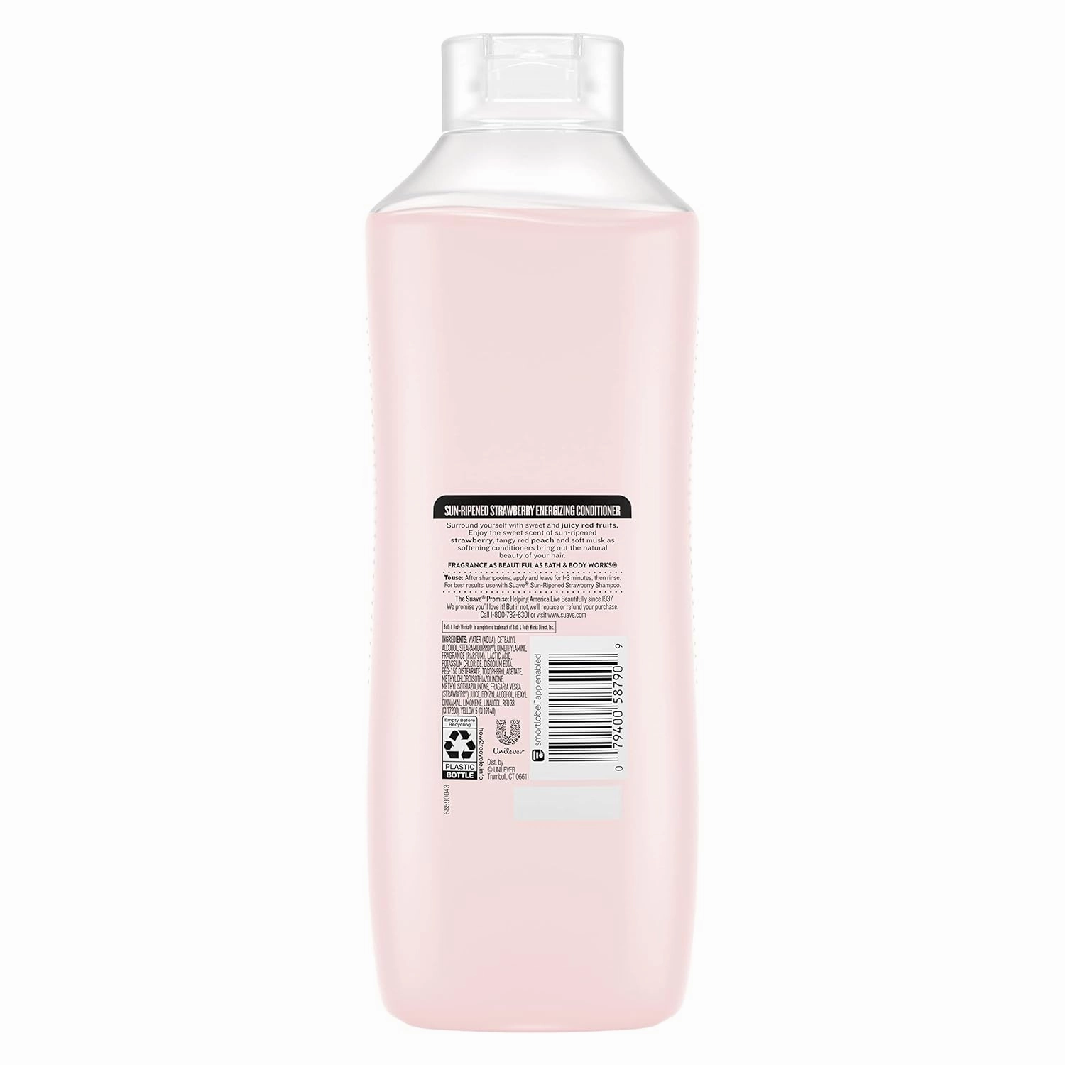 Suave Essentials Conditioner Conditioner for Dry Hair Strawberry Infused with Strawberry Extract and Vitamin E 30 oz