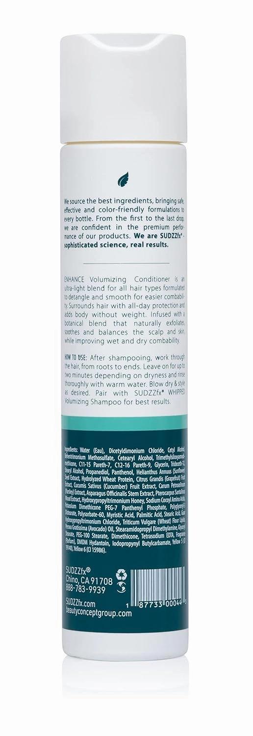 SUDZZFX Enhance Weightless Conditioner and Detangler, 10.1 Fl Oz