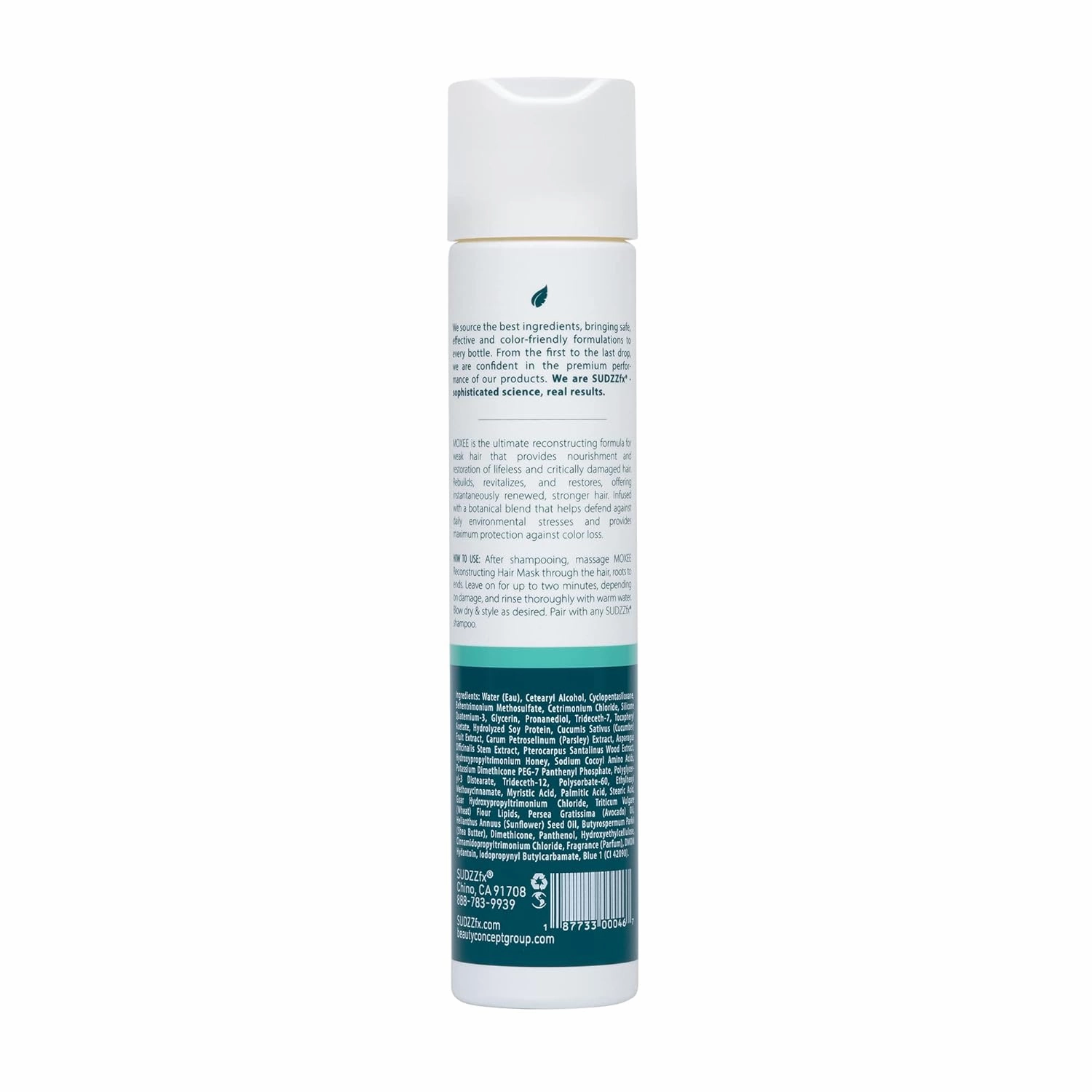SUDZZFX Moxee Reconstructing - Hydrating Hair Mask - Deep Conditioner for Dry Damaged Hair Care - Provides Nourishment and Restores Weak, lifeless, Critically Damaged Hair 10.1 Fl Oz
