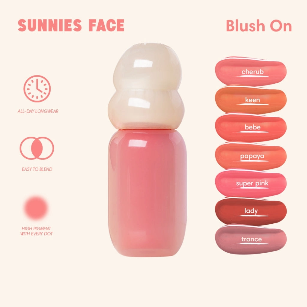 Sunnies Face Blush On - Bebe in Rose Pink