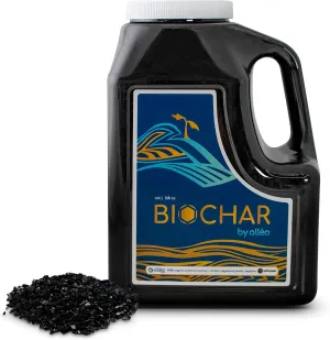 Superchar - Premium Biochar Charcoal Soil Amendment - 128oz Horticultural Charcoal for Plants - All Natural Enhancer for Garden and Potting Soil - Stimulates Plants Growth - 128oz Jug