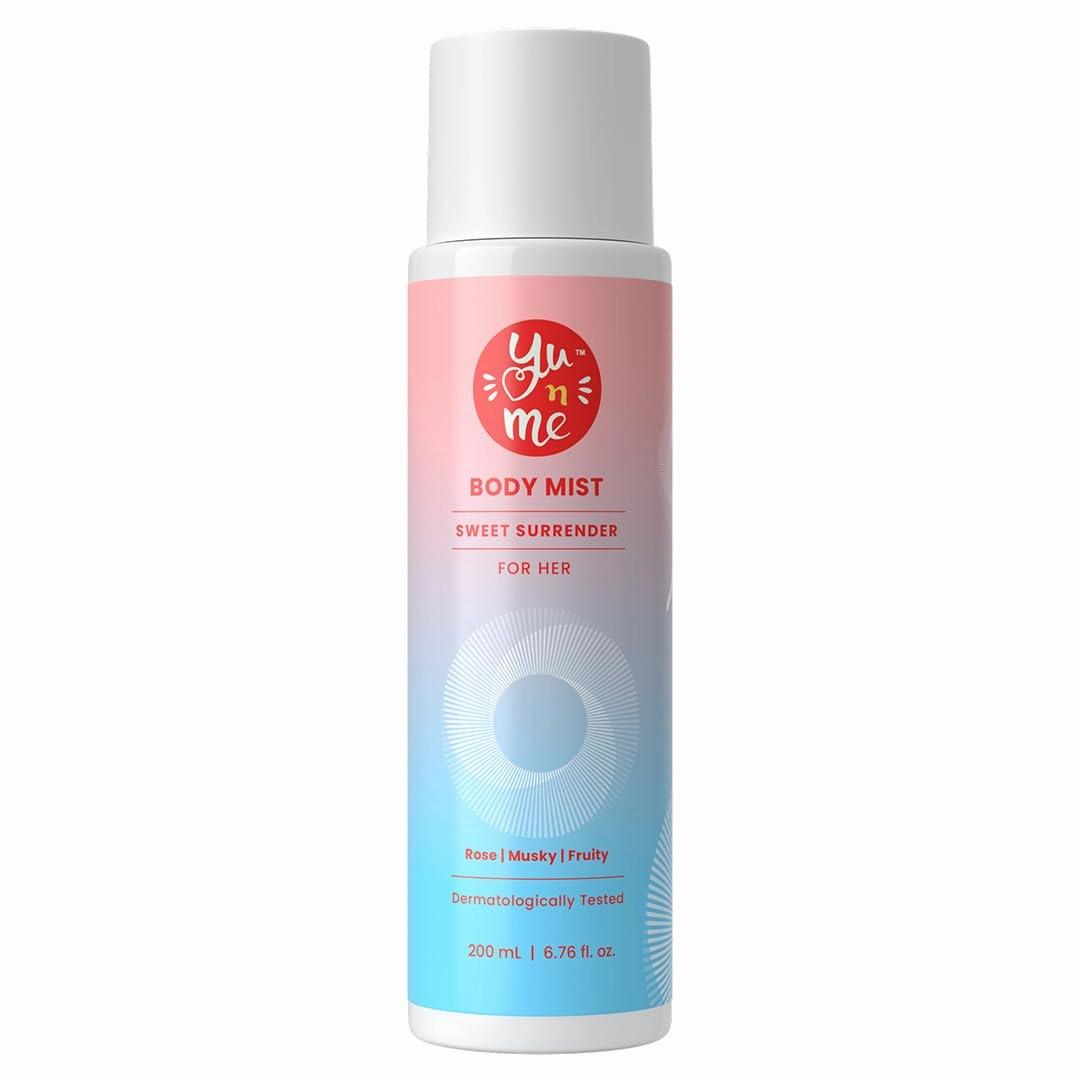 Sweet Surrender Body Mist for Women Long Lasting Fragrance With Rose, Musky, Fruity Notes Skin Friendly Dermatologically Tested 200ml