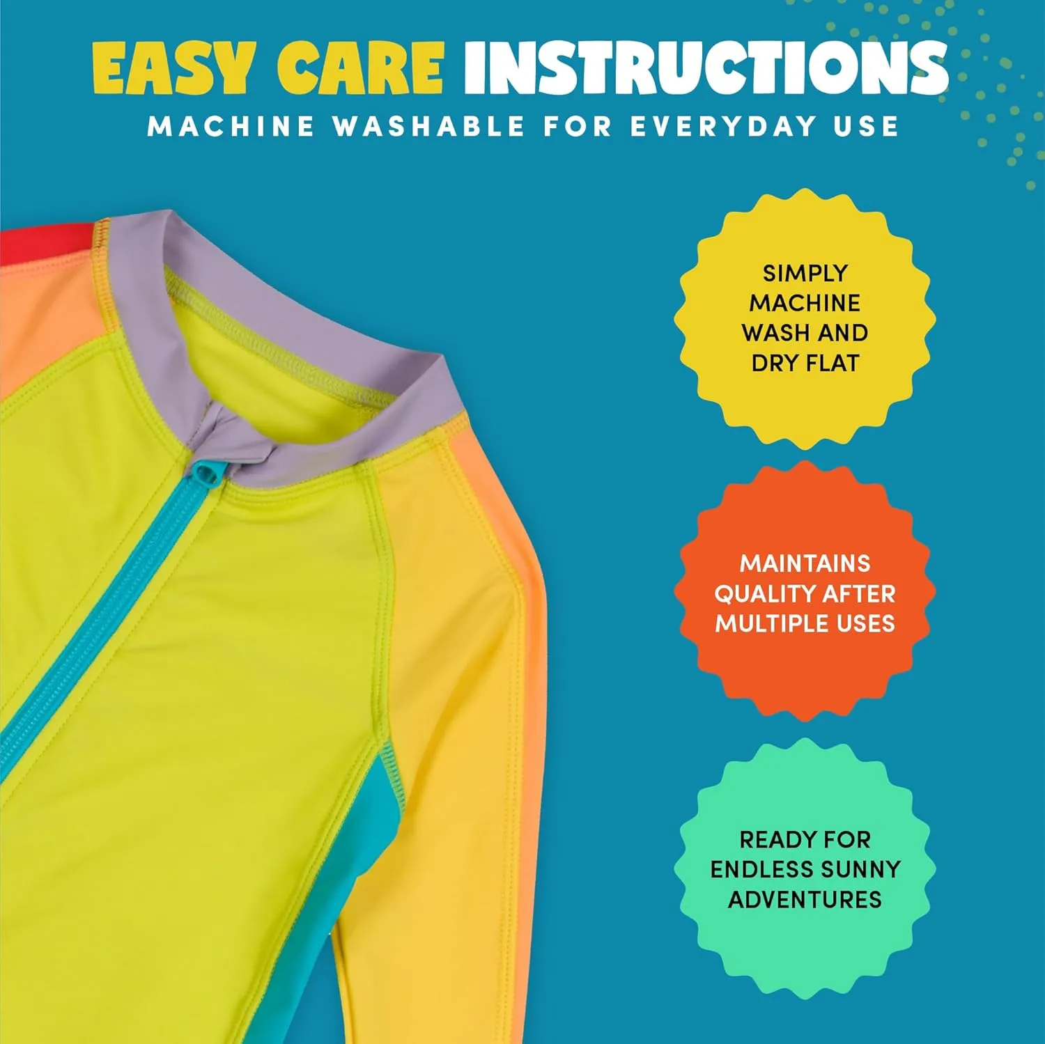 SwimZip Boys' Long-Sleeve UPF 50  Swimsuit for Baby, Toddler, & Little Boys