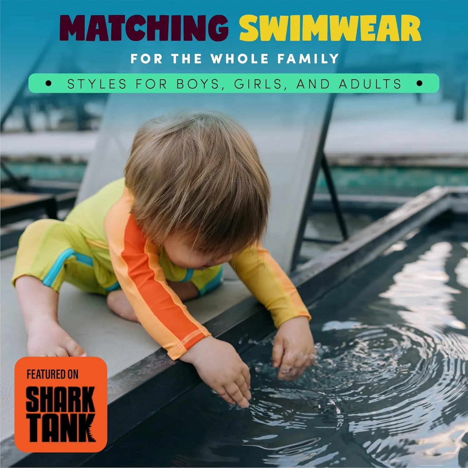 SwimZip Boys' Long-Sleeve UPF 50  Swimsuit for Baby, Toddler, & Little Boys