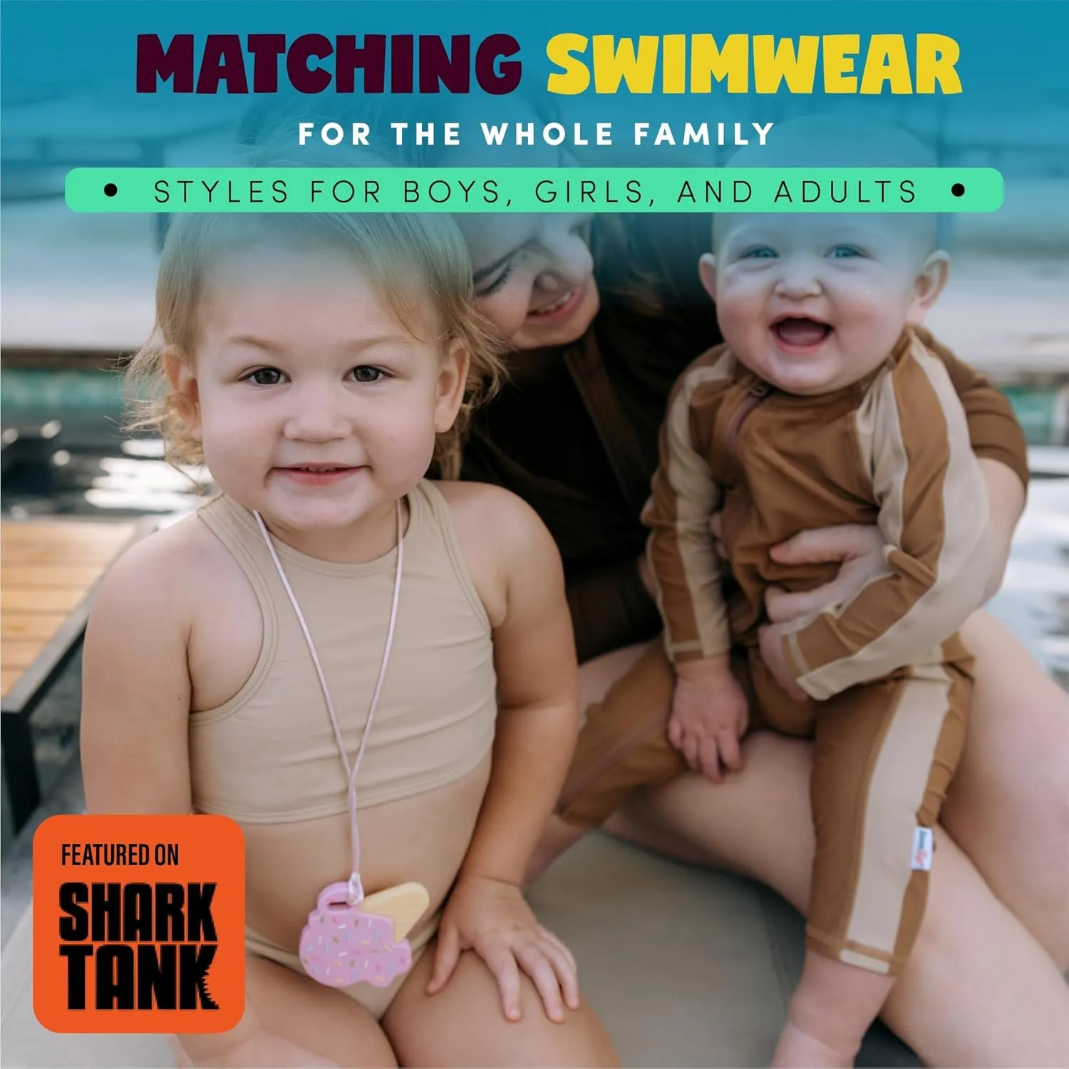 SwimZip Boys' Long-Sleeve UPF 50  Swimsuit for Baby, Toddler, & Little Boys