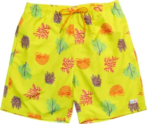 SwimZip Men's Swim Shorts with Boxer Brief Liner and UPF 50  Sun Protection