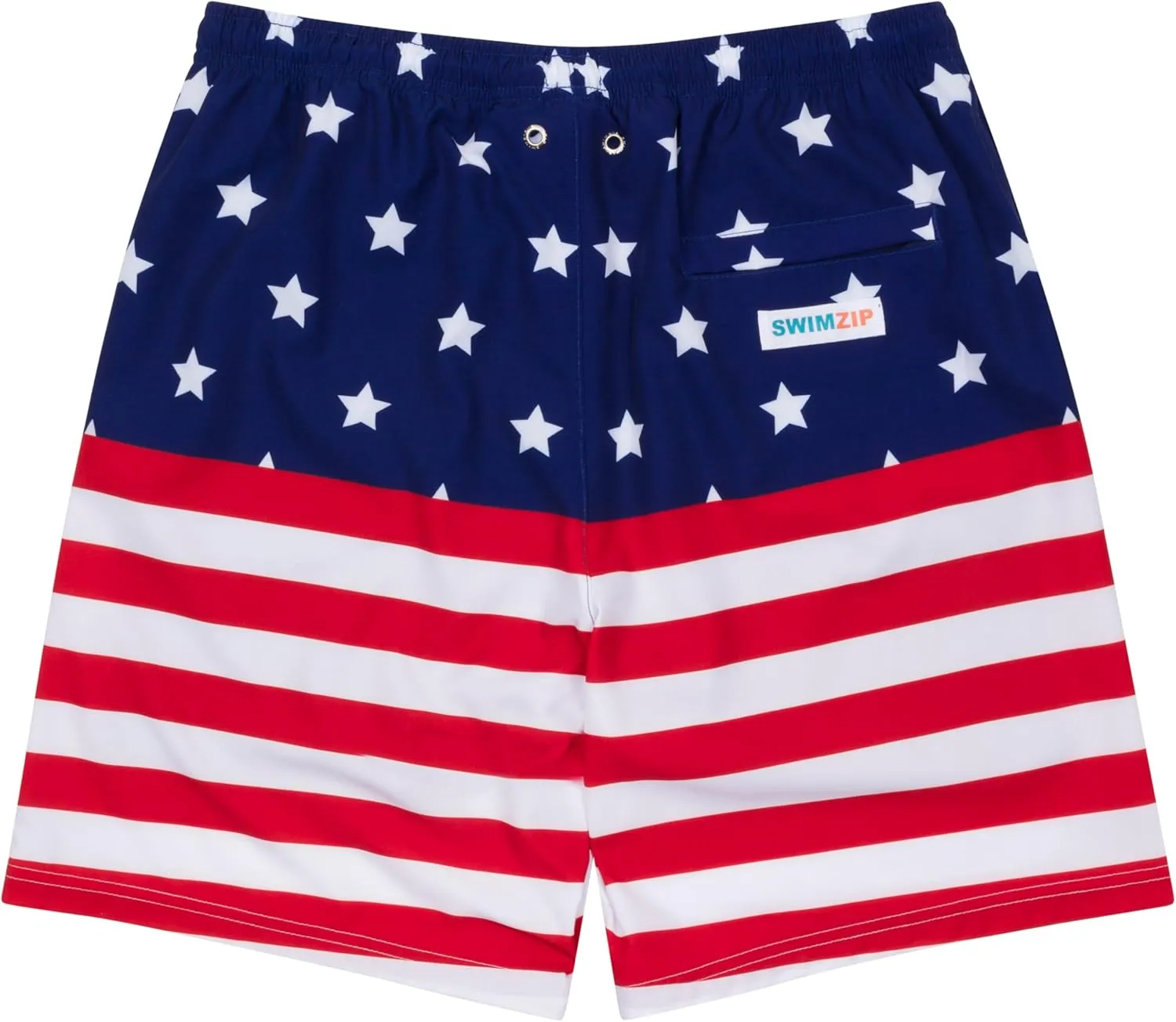 SwimZip Men's Swim Shorts with Boxer Brief Liner and UPF 50  Sun Protection