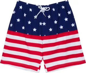 SwimZip Men's Swim Shorts with Boxer Brief Liner and UPF 50  Sun Protection