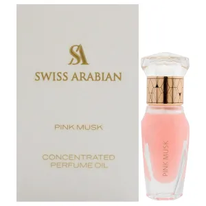 Swiss Arabian Pink Musk For Unisex - Luxury Products From Dubai - Long Lasting Personal Perfume Oil - A Seductive, Exceptionally Made, Signature Fragrance - The Luxurious Scent Of Arabia - 0.4 Oz