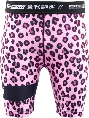 Tatami Fightwear Recharge Vale Tudo Shorts - Pink Leopard