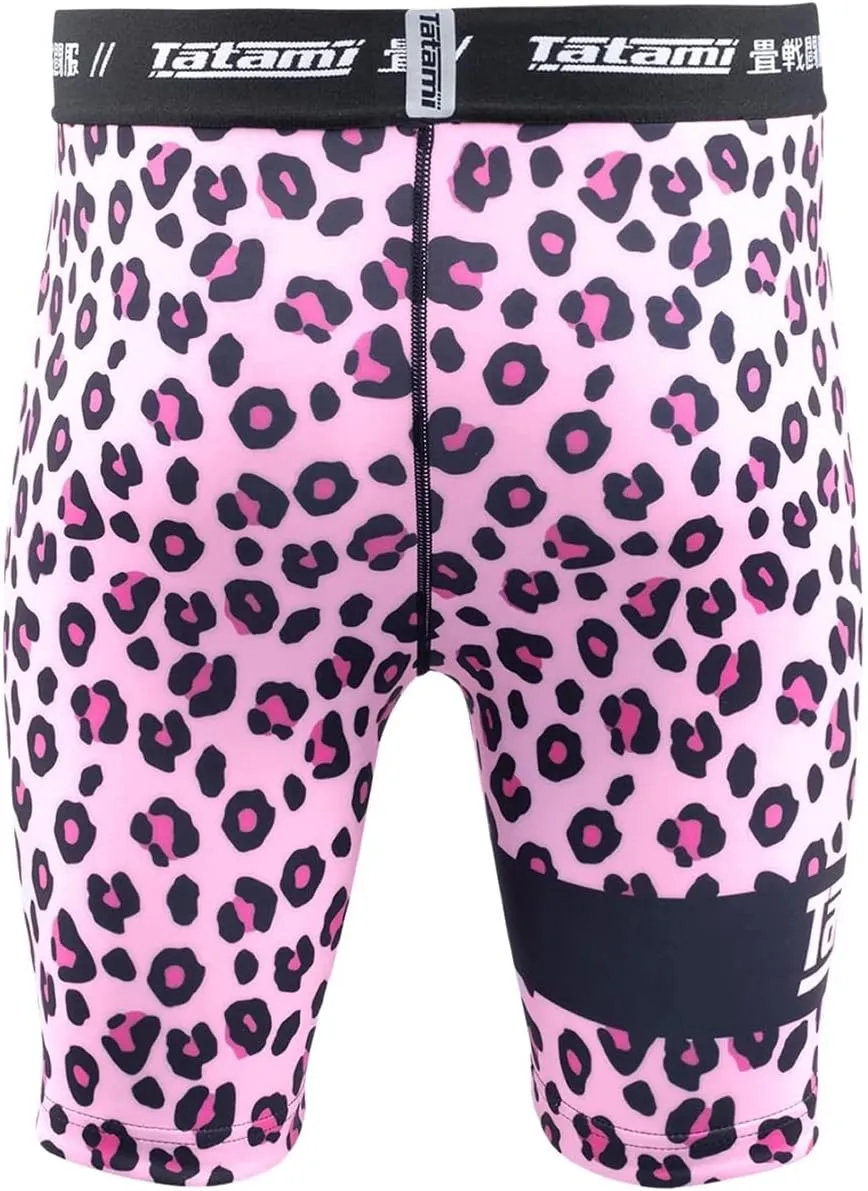 Tatami Fightwear Recharge Vale Tudo Shorts - Pink Leopard