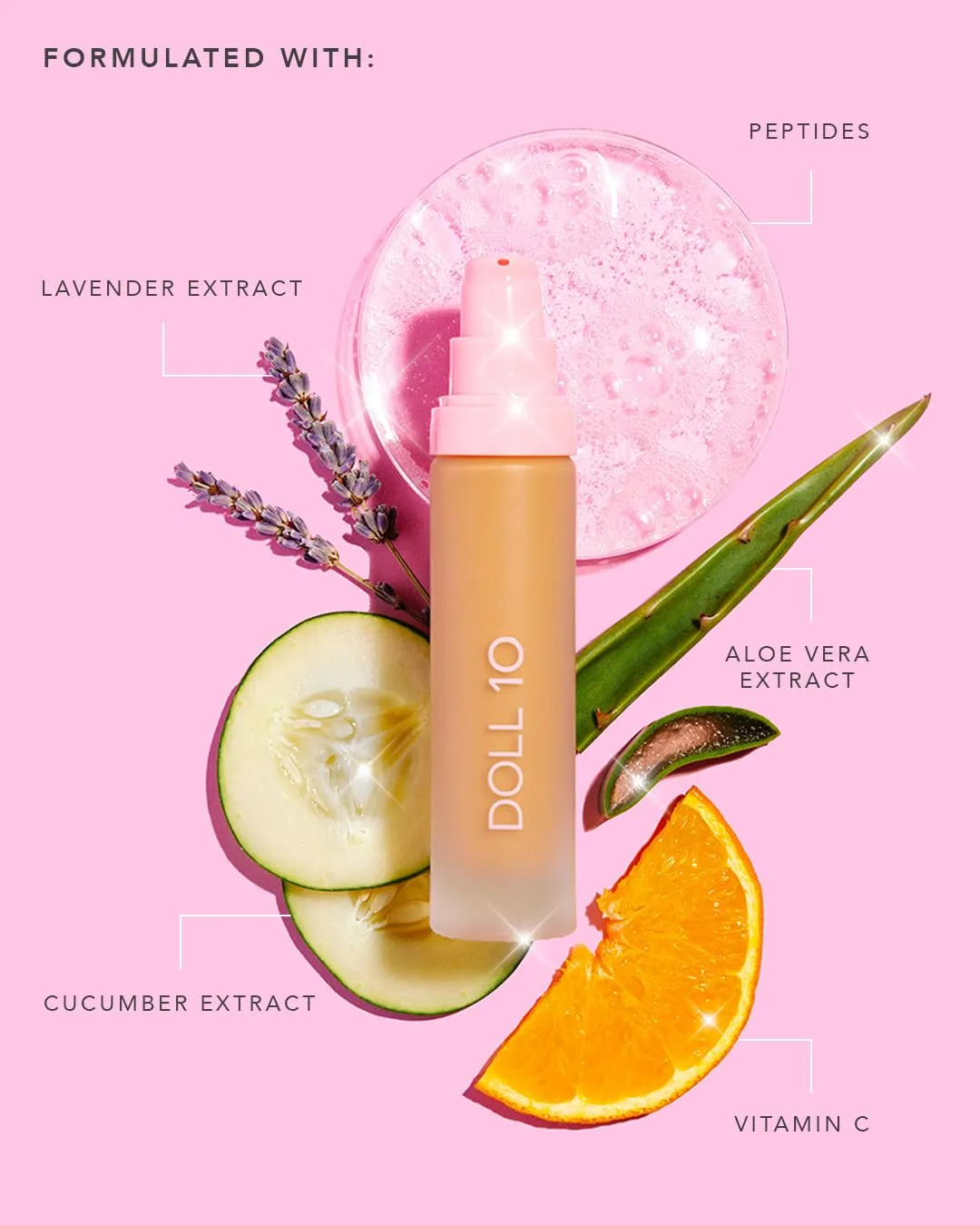T.C.E This Covers Everything Super Coverage Serum Makeup with Peptides (Light/Medium, One Size)