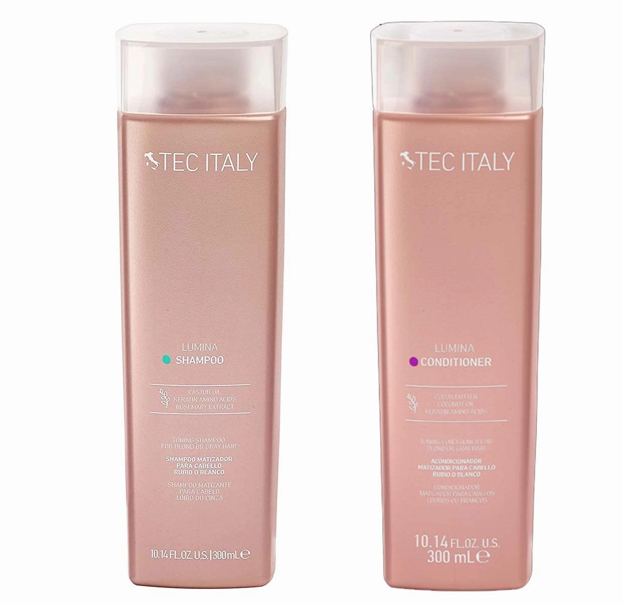 Tec Italy Lumina Shampoo & Conditioner Bundle Pack