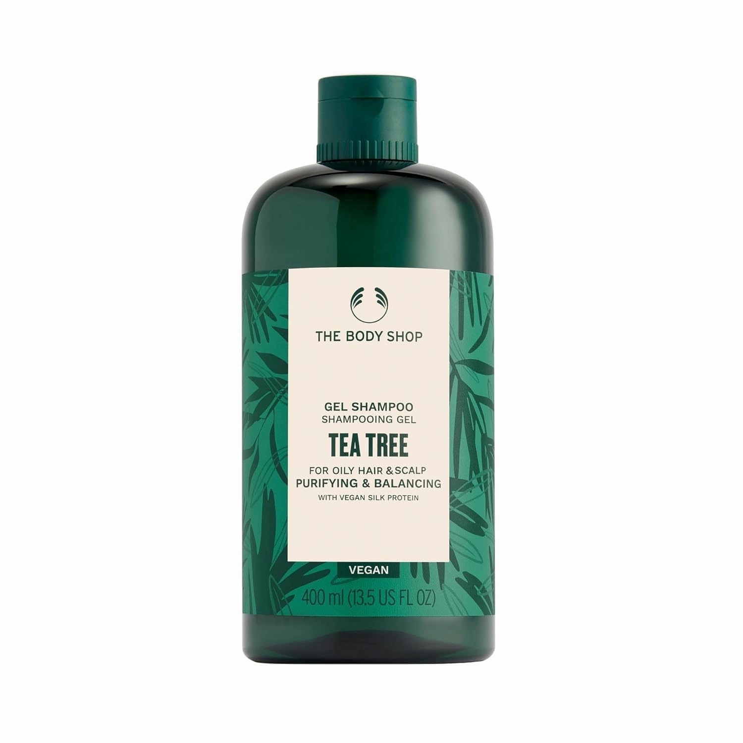 Th.e Body Shop Tea Tree Purifying & Balancing Shampoo 400 ML - For Oily Hair & Scalp |Vegan