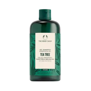 Th.e Body Shop Tea Tree Purifying & Balancing Shampoo 400 ML - For Oily Hair & Scalp |Vegan