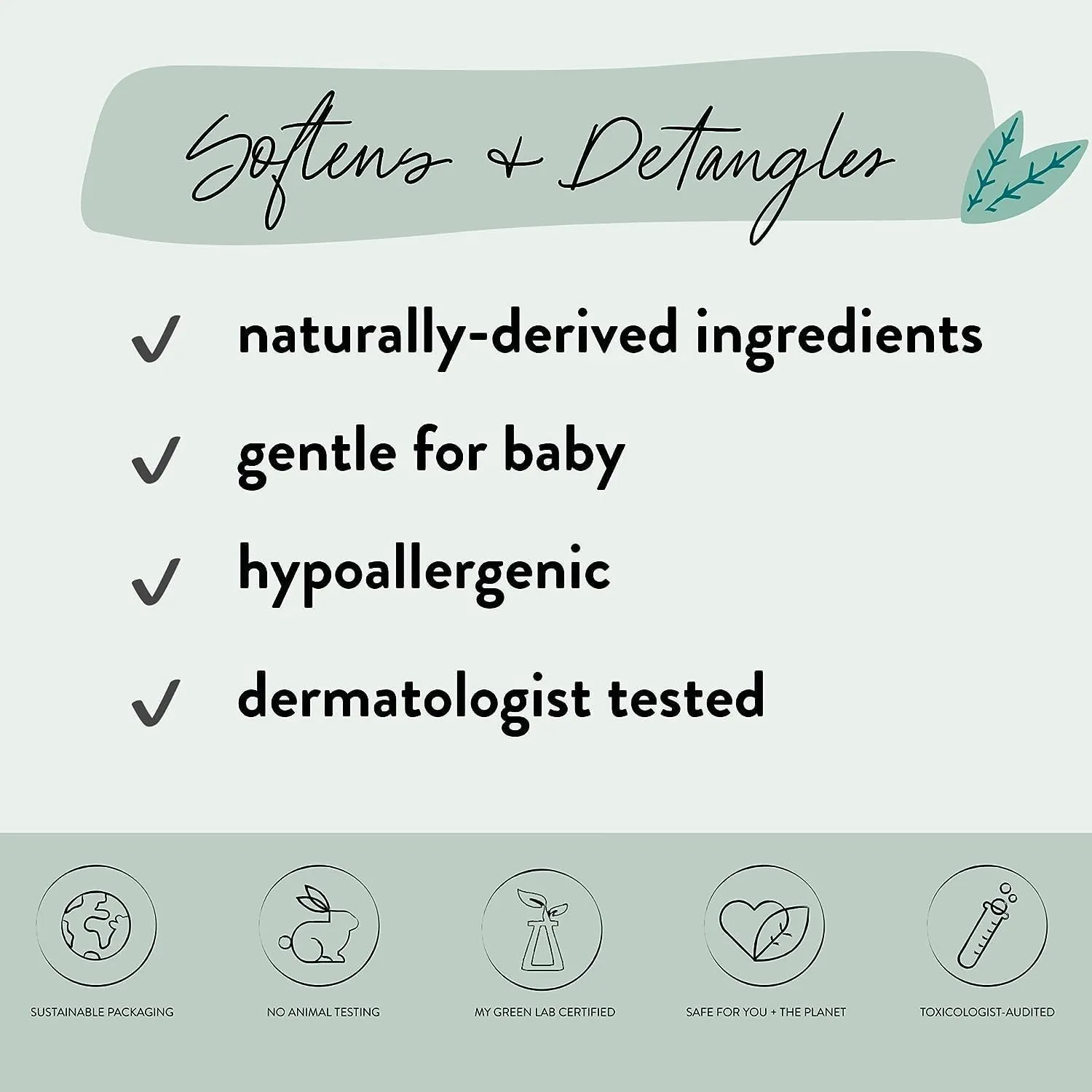The Honest Company Conditioning Hair Detangler 3-Pack | Leave-in Conditioner   Fortifying Spray | Tear-free, Cruelty-Free, Hypoallergenic | Almond Nourishing, 4 fl oz each (pack of 3)