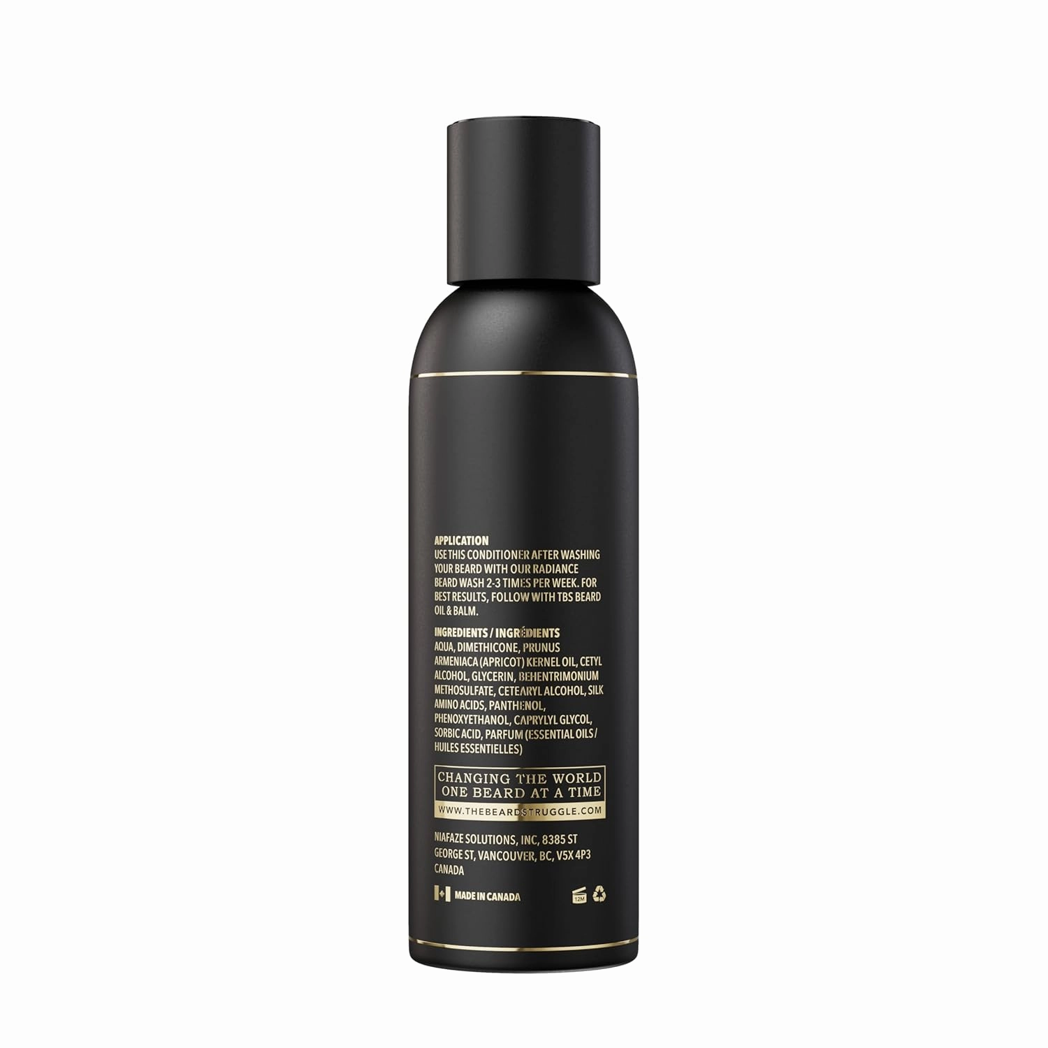 The Beard Struggle - Marksman's Beard Conditioner - Valhalla's Gates, Gold Collection - Nourish, Softens, & Strengthens Beard - Radiance Beard Conditioner for Men (8 Fl oz)