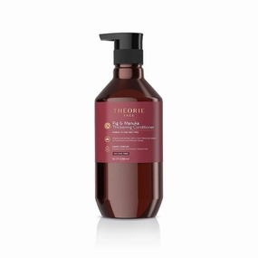 Theorie Fig and Manuka Thickening Conditioner - Anti-Thinning Formula - No Sulfate - For Normal to Fine Hair Types - Protects Color & Keratin Treated Hair - Pump Bottle 800mL