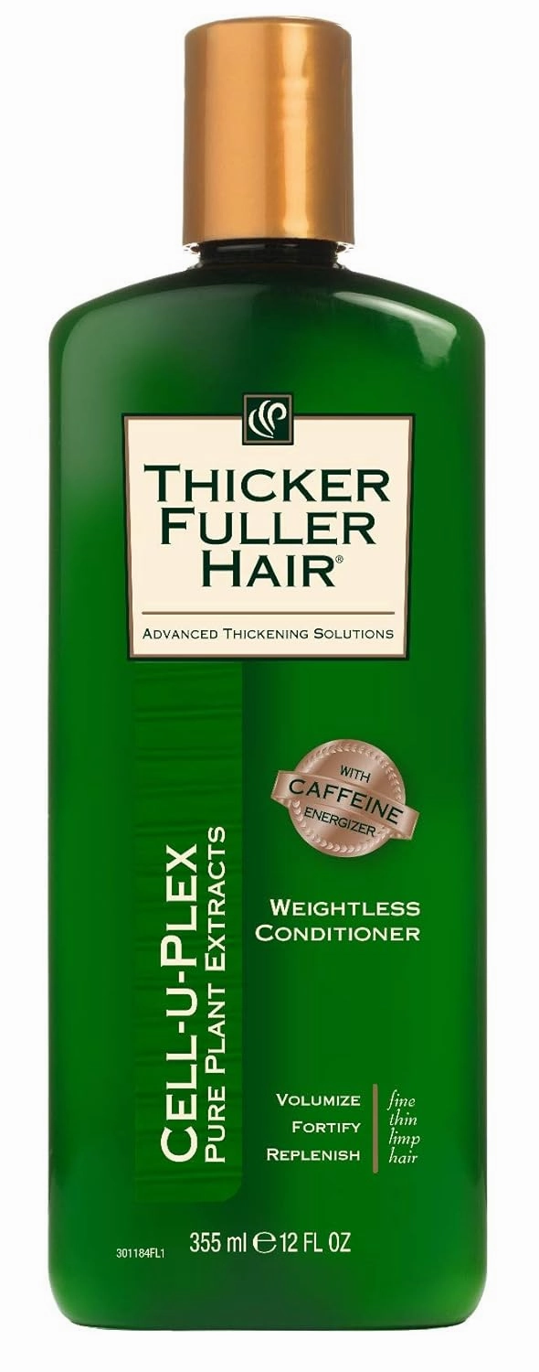 Thicker Fuller Hair Conditioner Weightless 12 Ounce (355ml) (Pack of 3)