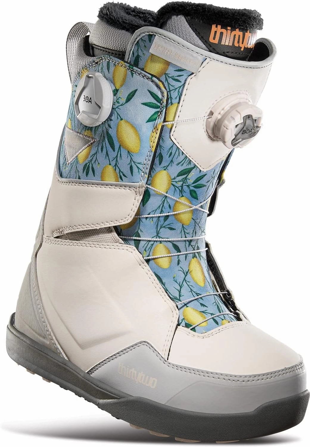 thirtytwo Lashed Double BOA Snowboard Boot (Melancon) Grey/Pink 6 M