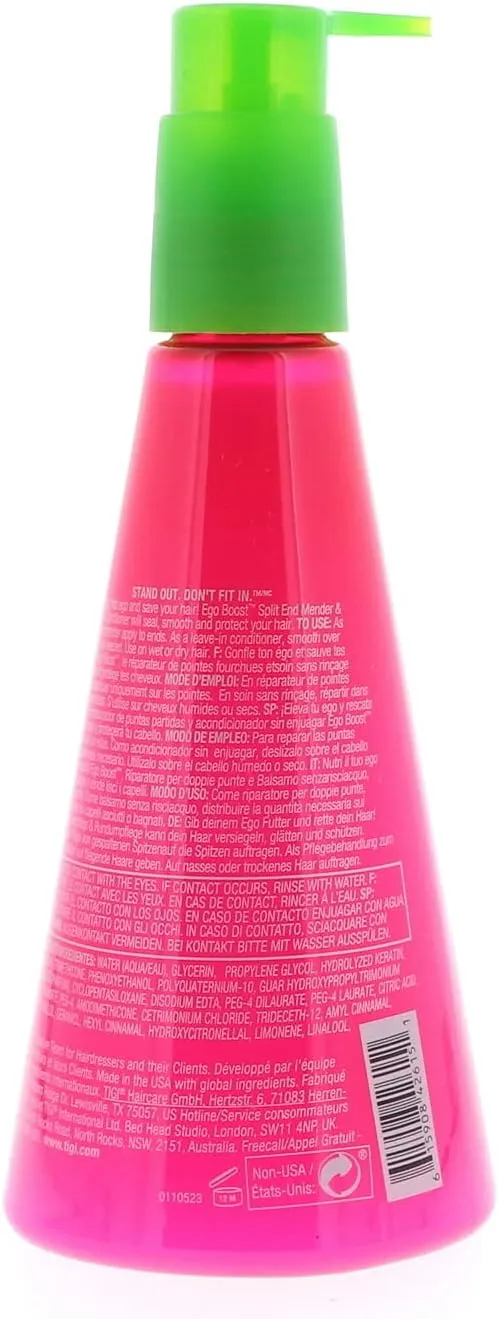 TIGI Bed Head Ego Boost Split End Mender, 8 Ounce (Pack of 2)