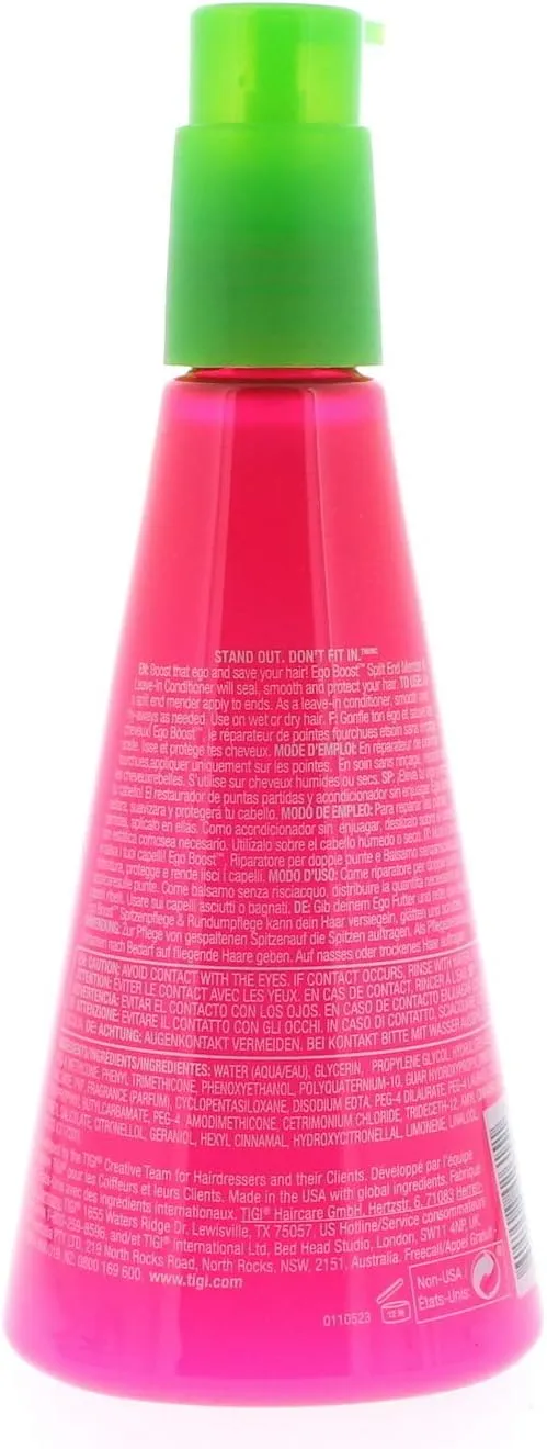 TIGI Bed Head Ego Boost Split End Mender, 8 Ounce (Pack of 2)