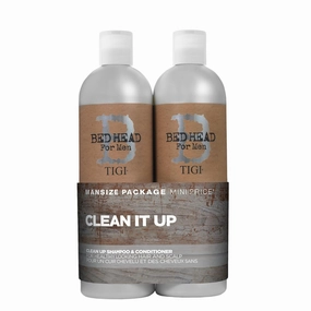 Tigi Bed Head B for Men Clean Up Kit - 2 Pc, 25.36 Oz Shampoo, 25.36 Oz Conditioner, Gluten Free, Peppermint Scent, Menthol, 1 Count