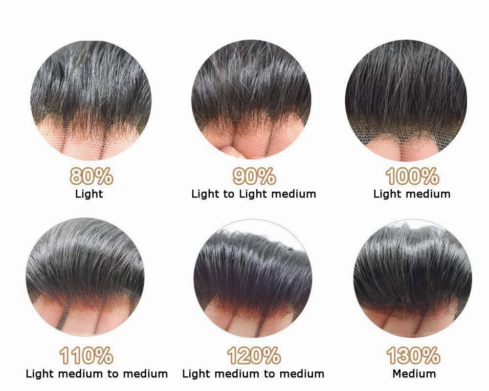 Toupee for Men Hair Replacement System Durable Fine Mono Base Mens Toupee French Lace Front Natural Hairline Men Hair Piece (7"X9" 120% density, #1B50 1B# OFF BLACK WITH 50% SYNTHETIC GREY)