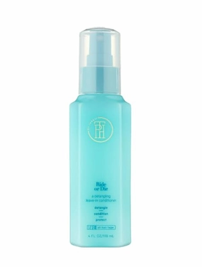 TPH BY TARAJI Ride or Die Biotin Leave in Conditioner Spray Detangler for Dry Hair | Strength, Moisturizing & Anti Frizz | Natural   Curly Hair Product | Color Safe, 4 oz.