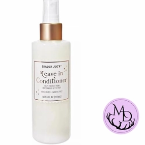 Trader Joes Leave in Conditioner 6 fl oz/177 ml (Pack of 1)   Sticker.