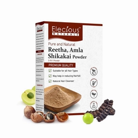TV Amla, Reetha, Shikakai Powder for Hair | Natural Hair Cleanser | 100% Natural, No Chemical or Preservative | SLS, Paraben-Free | Prevents Hairfall & Dandruff, Boost Hair growth