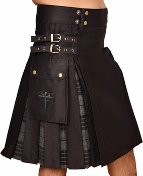 UFS Kilts – Hybrid Utility Kilt for Men in Cotton & Tartan, Sizes 30''-66''