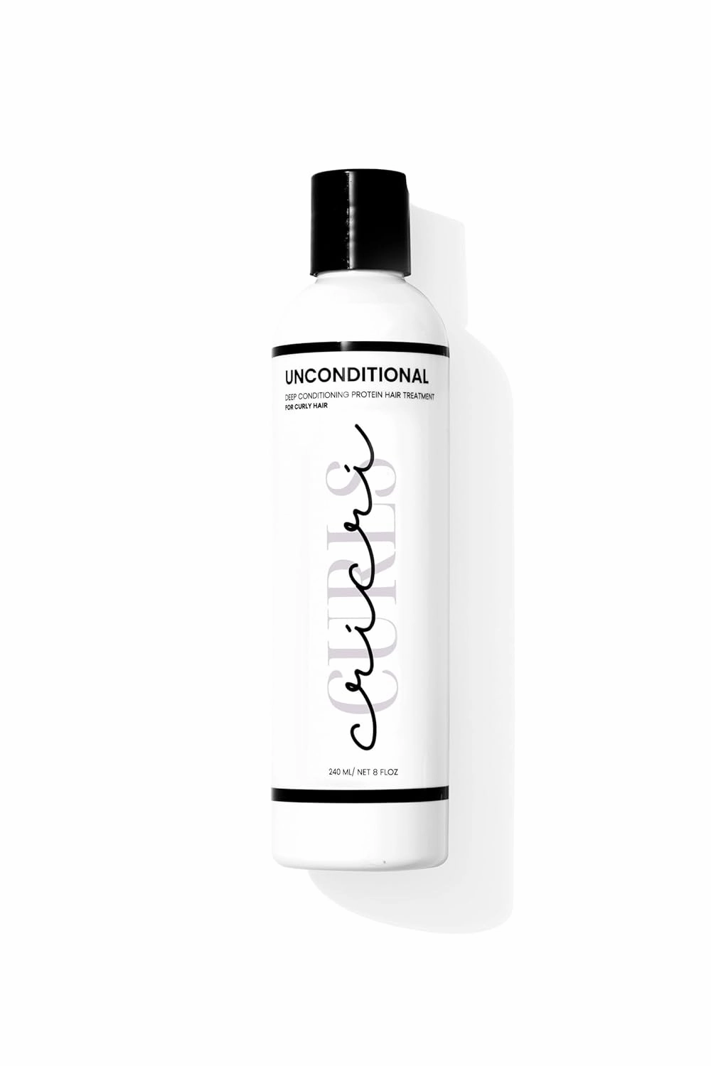 Unconditional Protein Hair Treatment for Curly Hair, Deep Conditioning Formula for Strength & Repair, Paraben Free, Sulfate Free, 8 oz