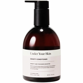 Under Your Skin Density Conditioner – Supports Hair Thickness, Softness & Volume for Fine or Thinning Hair – With Turmeric Stem Cells, Shea Butter & Argan Oil – Silicone-Free, Vegan – 10 oz