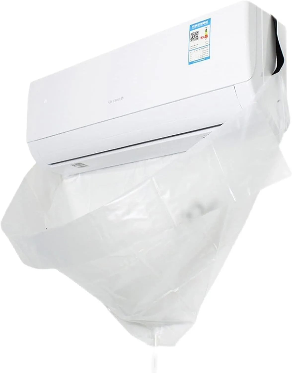 Universal AC Waterproof Cleaning Cover Dust Washing Clean Protector Bib Bag Wall Mounted Air Conditioner Wash Hood Adjustable & Fits Any Size of Split Air Conditioning System Cleaning Tools