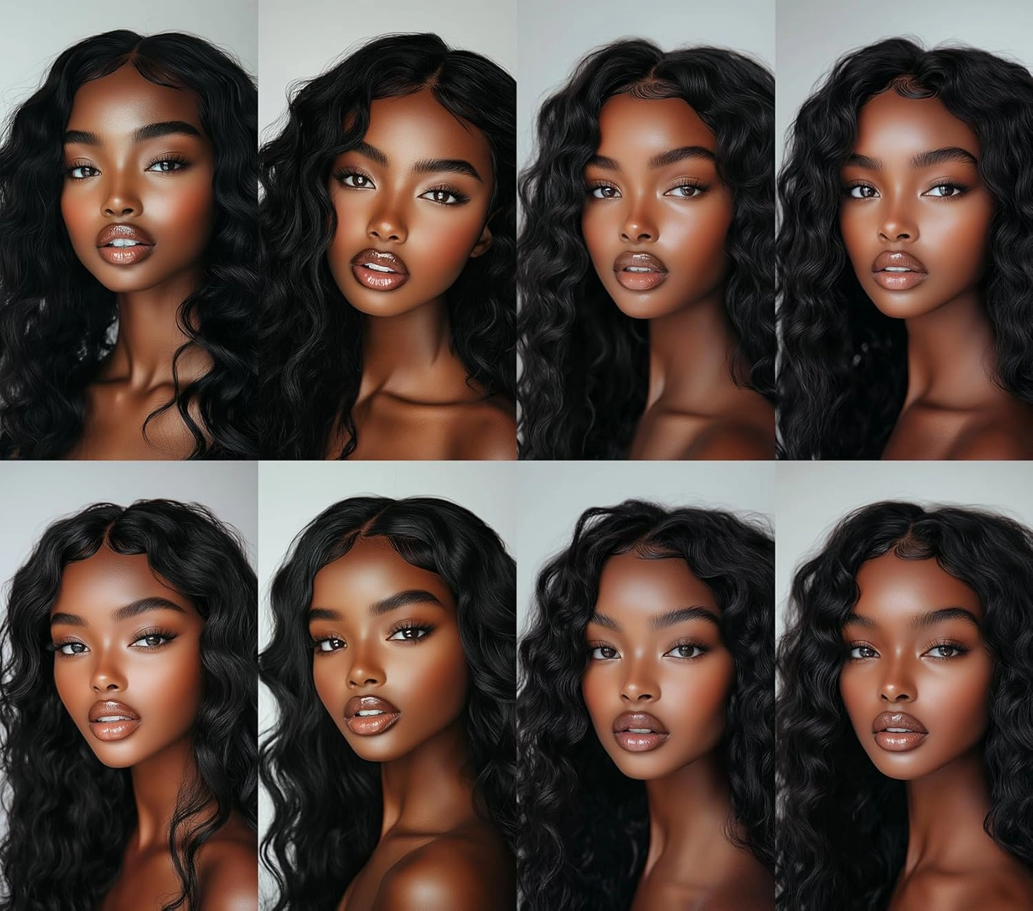 Unprocessed Brazilian Human Hair Deep Wave Bundles 18 20 22 Inch Virgin Remy Material Soft and Healthy Extensions