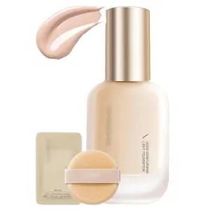 UO-DO Liquid Foundation - Moisturizing, Matte, Hydrating, Waterproof and Long-Lasting for All Skin Types (C01 Natural)
