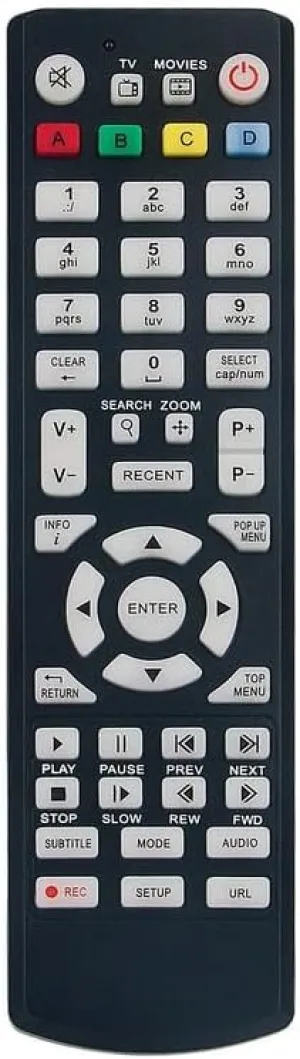 #US Replacement Part for Replace Remote Control Fit for KARTINA TV Micro HD/Dune HD 53D Lite/Dune HD Remotepart#2503012