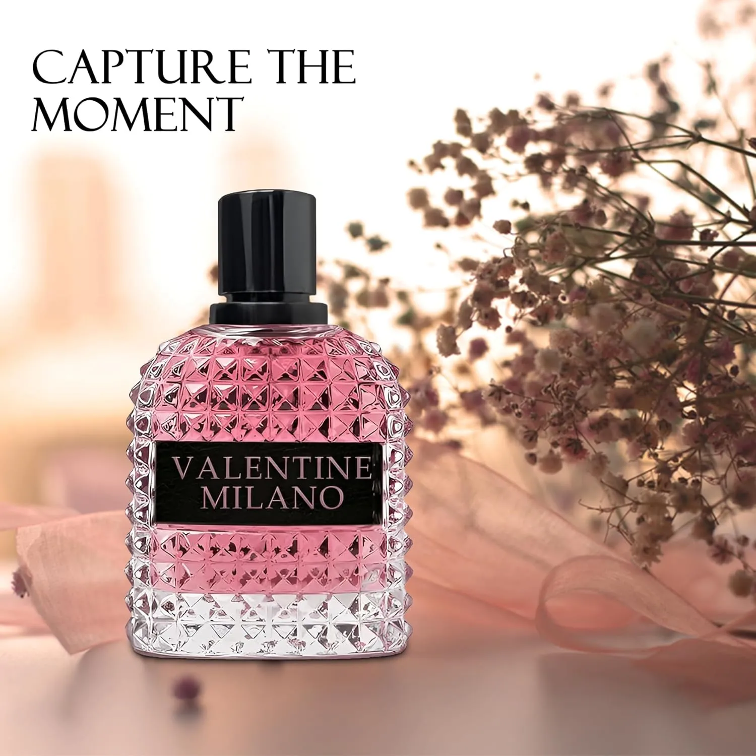 Valentine Milano Women Perfume 100ml Eau de Parfum Spray for Women with Vanilla,Jasmine&Bergamot Notes Long Lasting Cologne for Daily Use