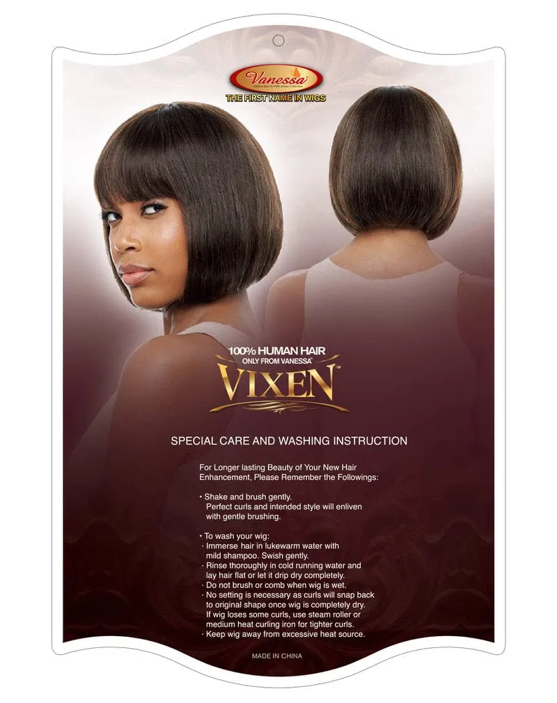 VANESSA HH AGNES (SP430) Vixen 100% Human Hair Full Wig