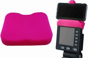 Vapor Fitness Pink Phone Holder and Silicone Seat Cover Combo Designed for The Concept 2 Rowing Machine and PM5 Monitor